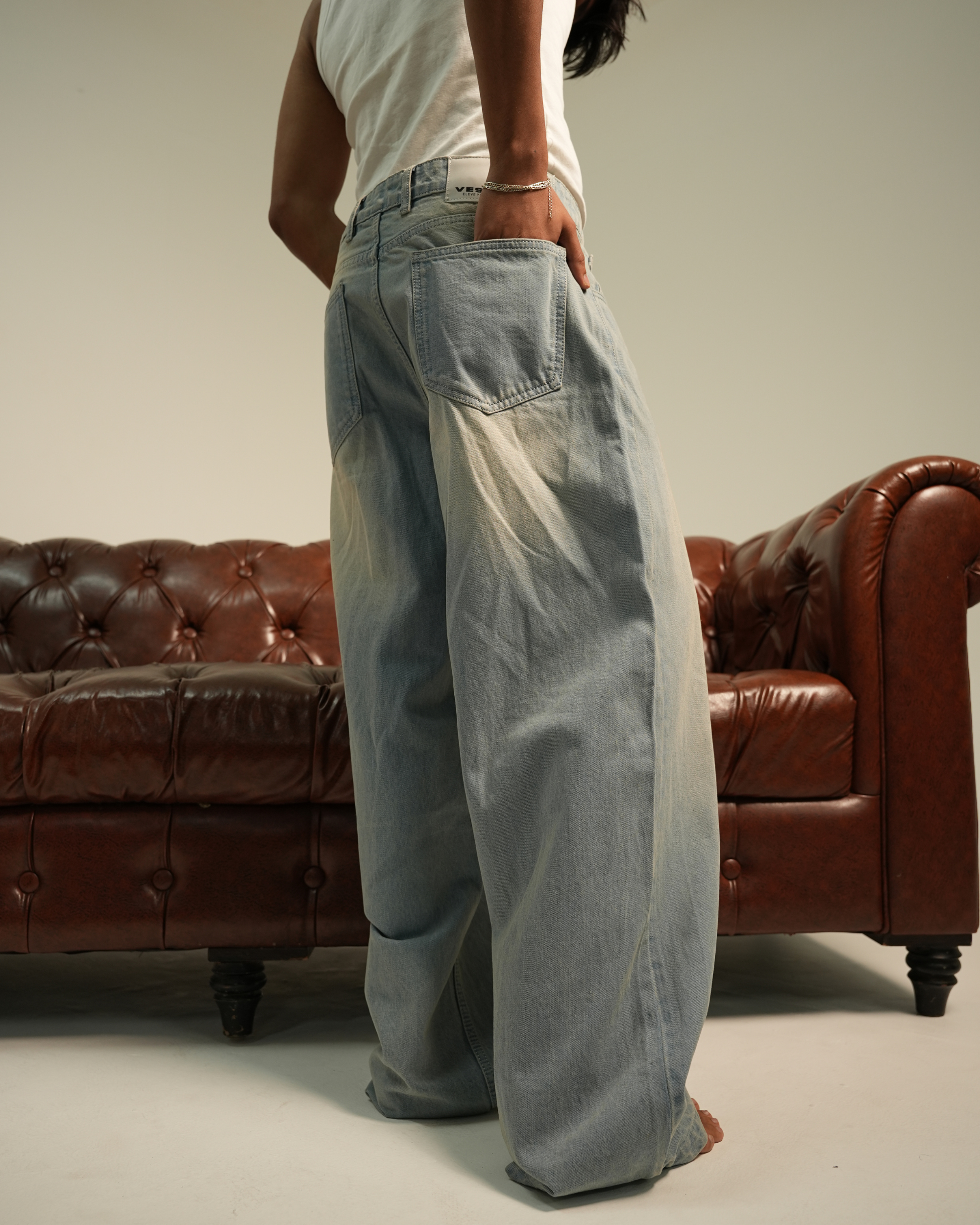 GLACIER BAGGY DENIMS