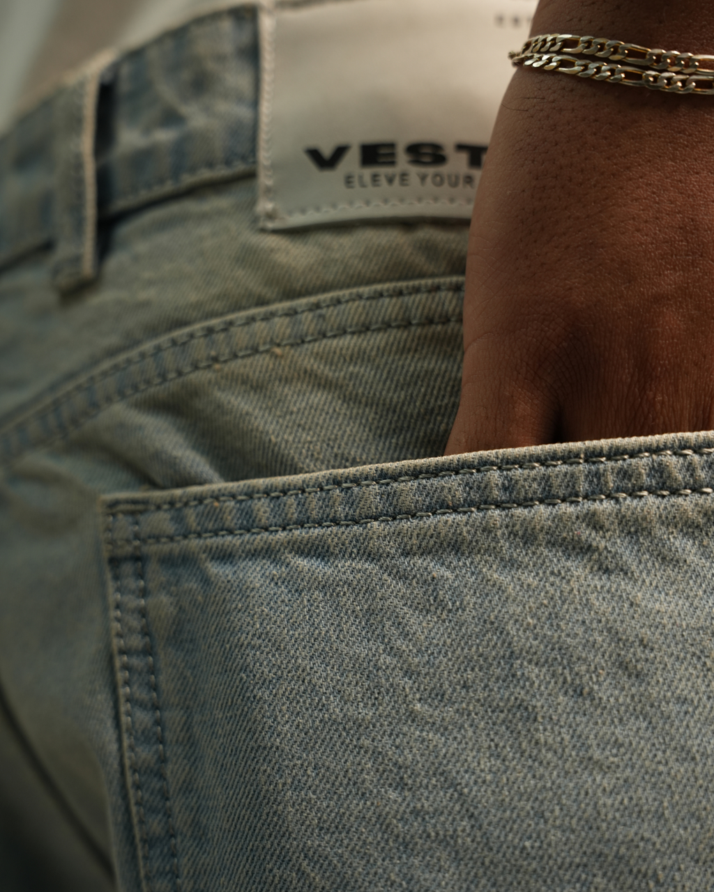 GLACIER BAGGY DENIMS
