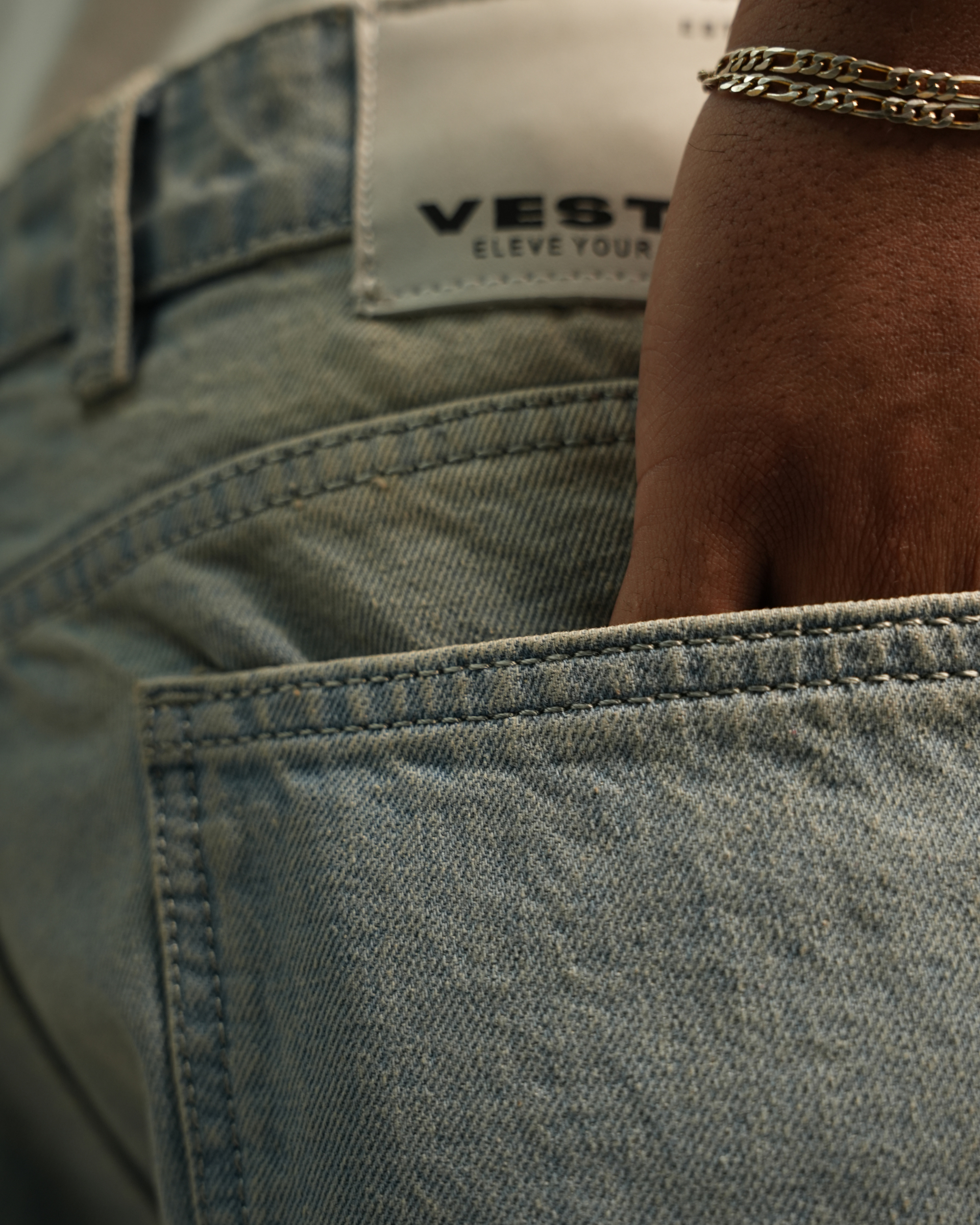 GLACIER BAGGY DENIMS