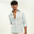 COASTEL SKY REFINED LINEN SHIRT