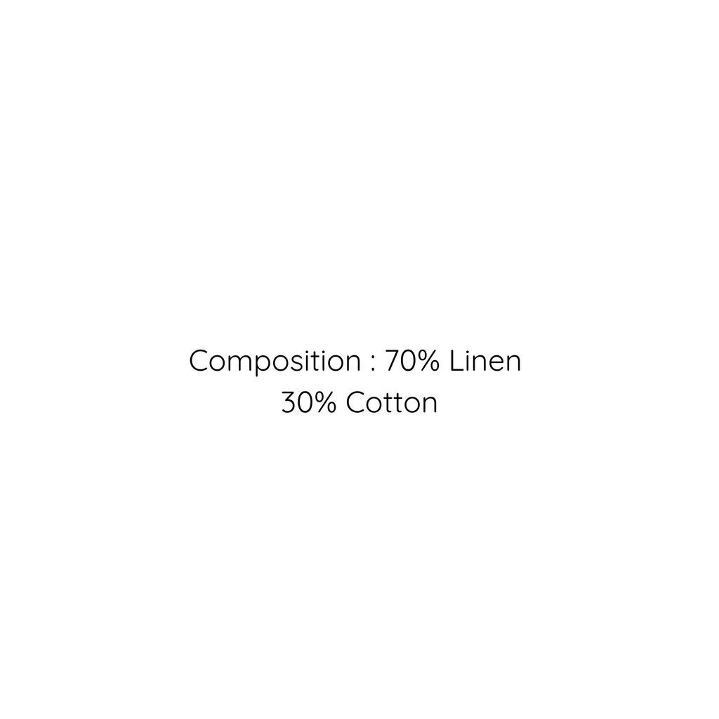 IVORY CROPPED LINEN SHIRT